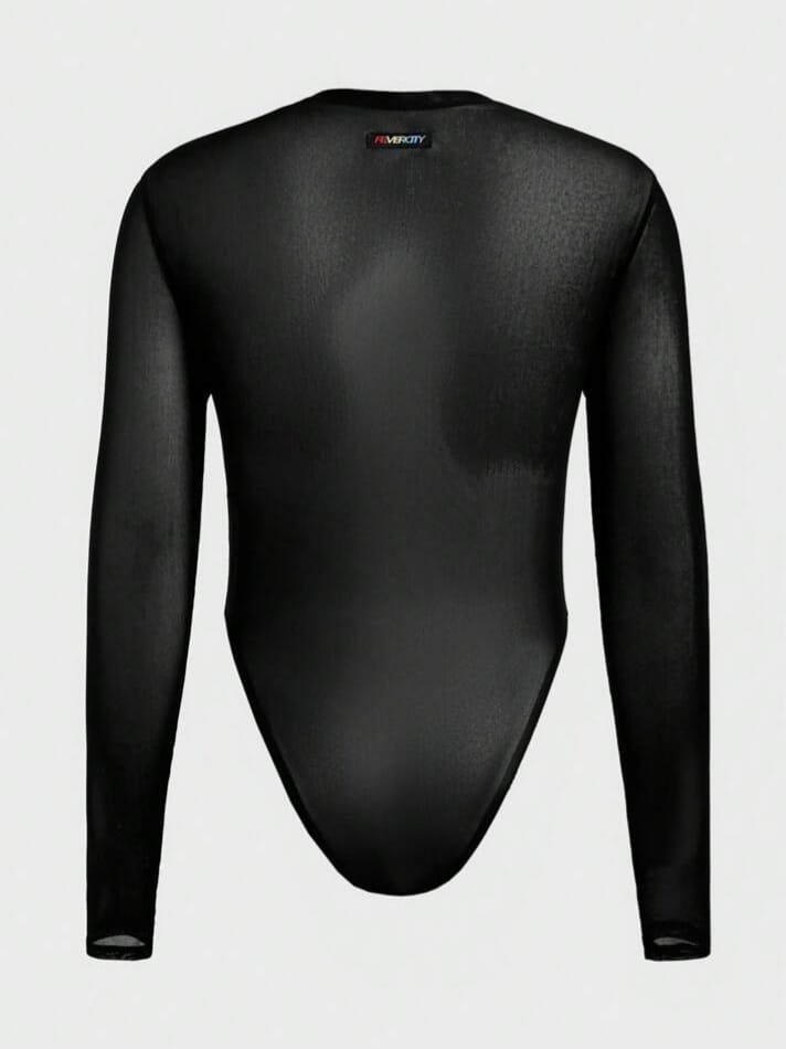Bonga Boys Men's Slim-Fit Round neck Long Sleeve Bodysuit